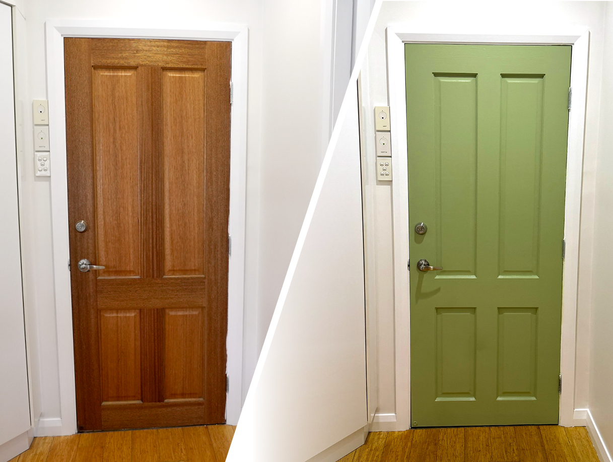 Painted door